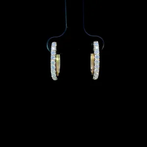 163883 - .50 ctw diamond hoops