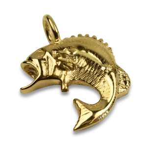 1870 Collection 14k Yellow Gold Fish Charm / Pendant