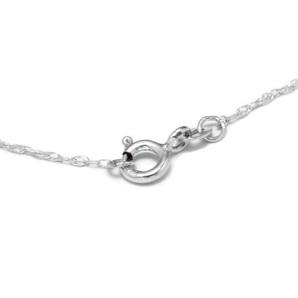 .85mm Sterling Silver Rope Chain Necklace