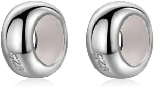 ARTCHARM .Sold 925 Sterling Silver Rubber Charm Stopper Spacer Bead for Charm Bracelets