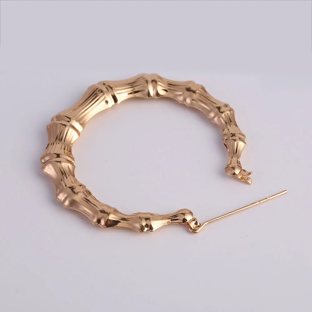 Bamboo Joint Nightclub Statement Earrings - Vienna Verve Collection