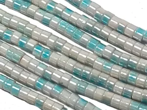 Blue Dual Tone Glass Bead Strings