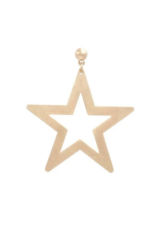 Bold Star Earring