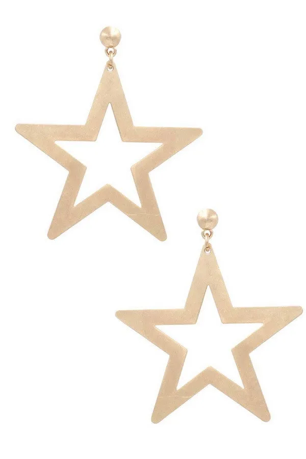 Bold Star Earring