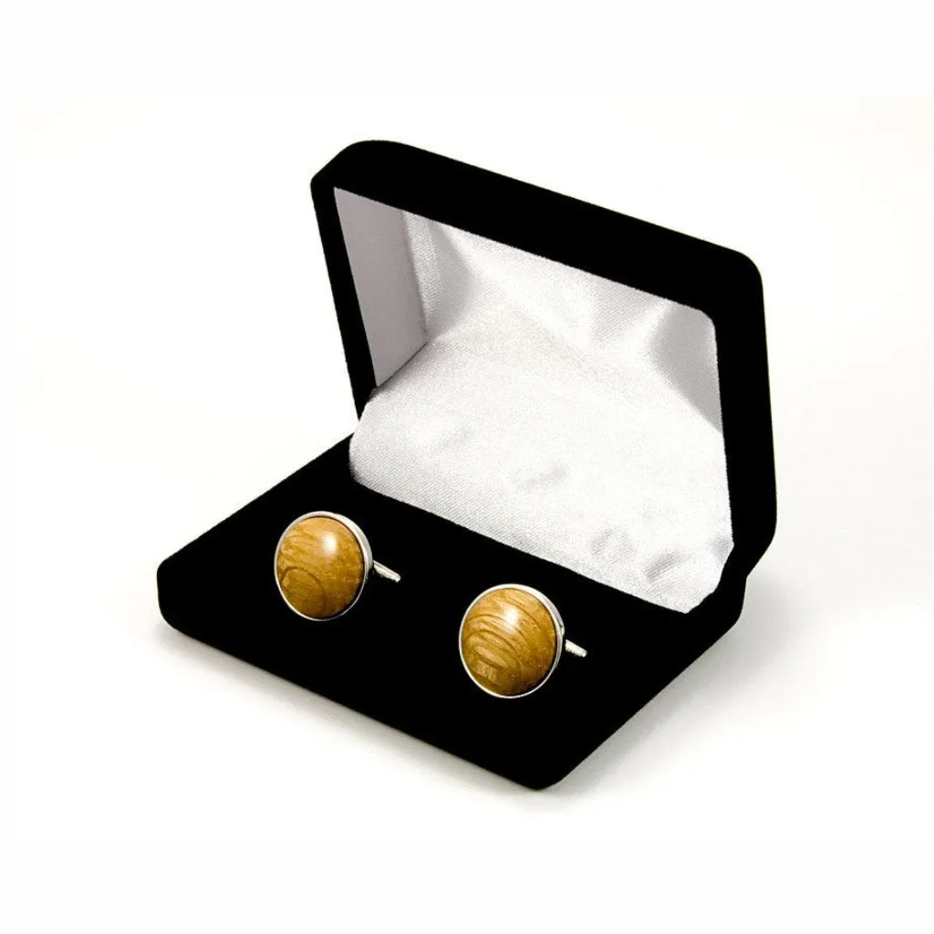 Bourbon Whiskey Sterling Silver Cufflinks