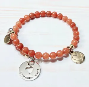 Carnelian Beads (July)