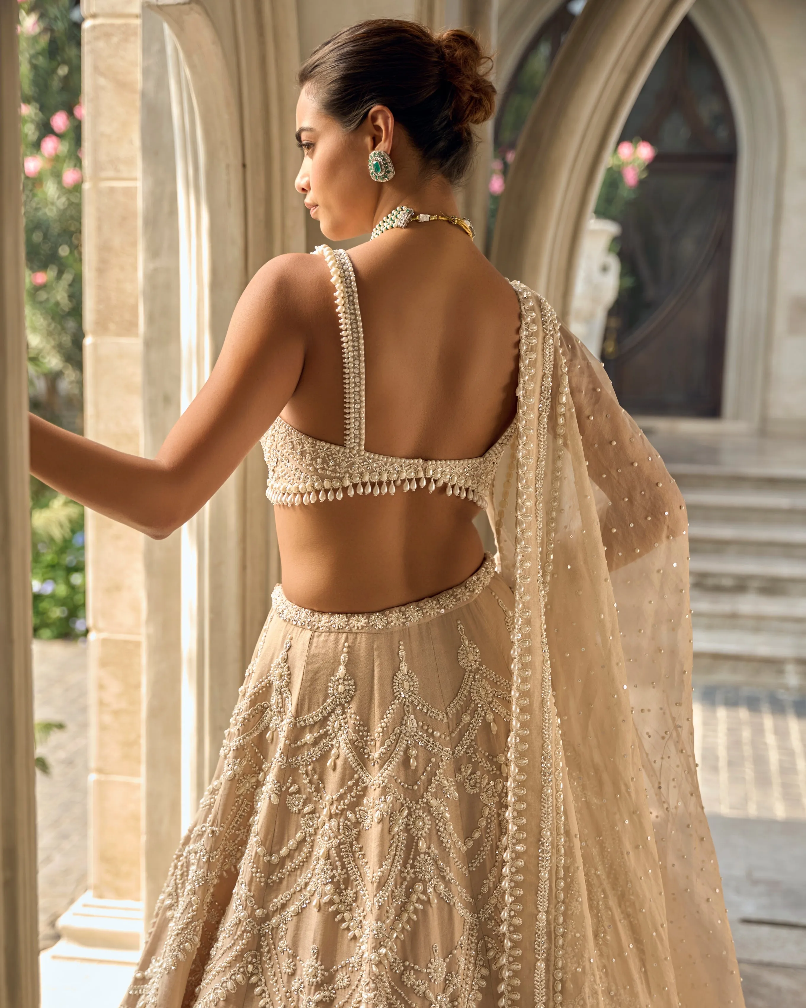 Chapelle Nude Chandelier Lehenga Set