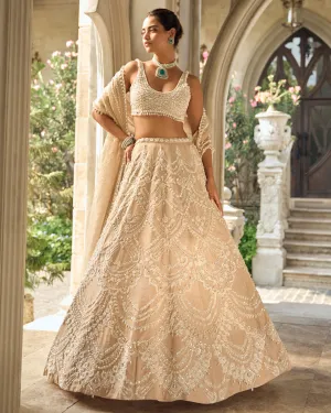 Chapelle Nude Chandelier Lehenga Set