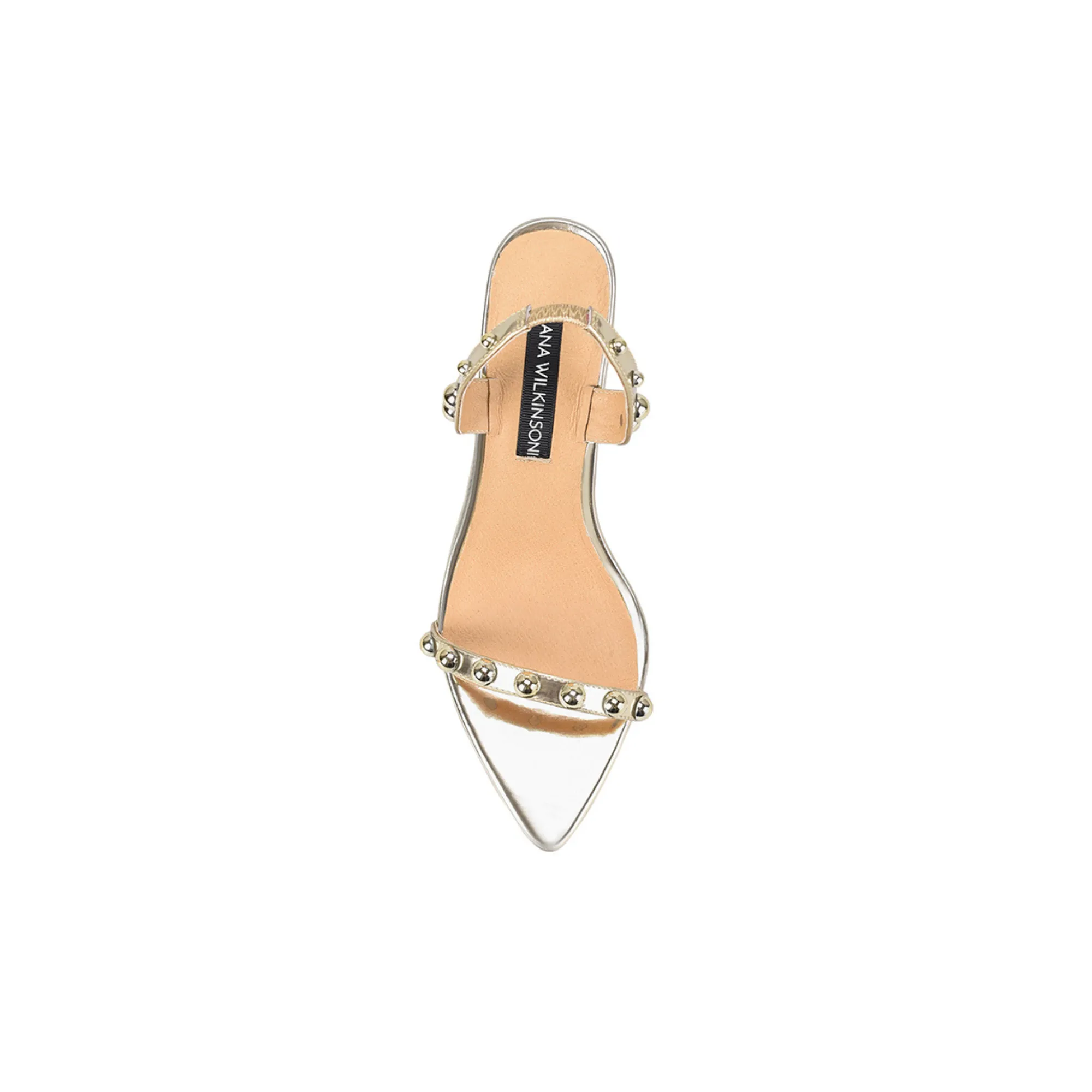 Charlie Sandal Gold Metallic Patent
