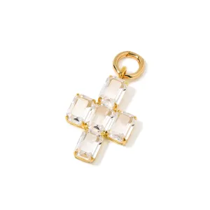 Crisscross Crystal Pendant