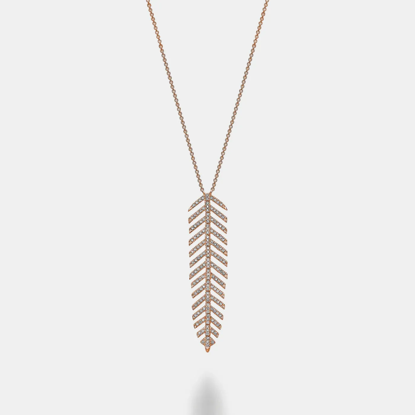 Dangling Leaf Statement Necklace