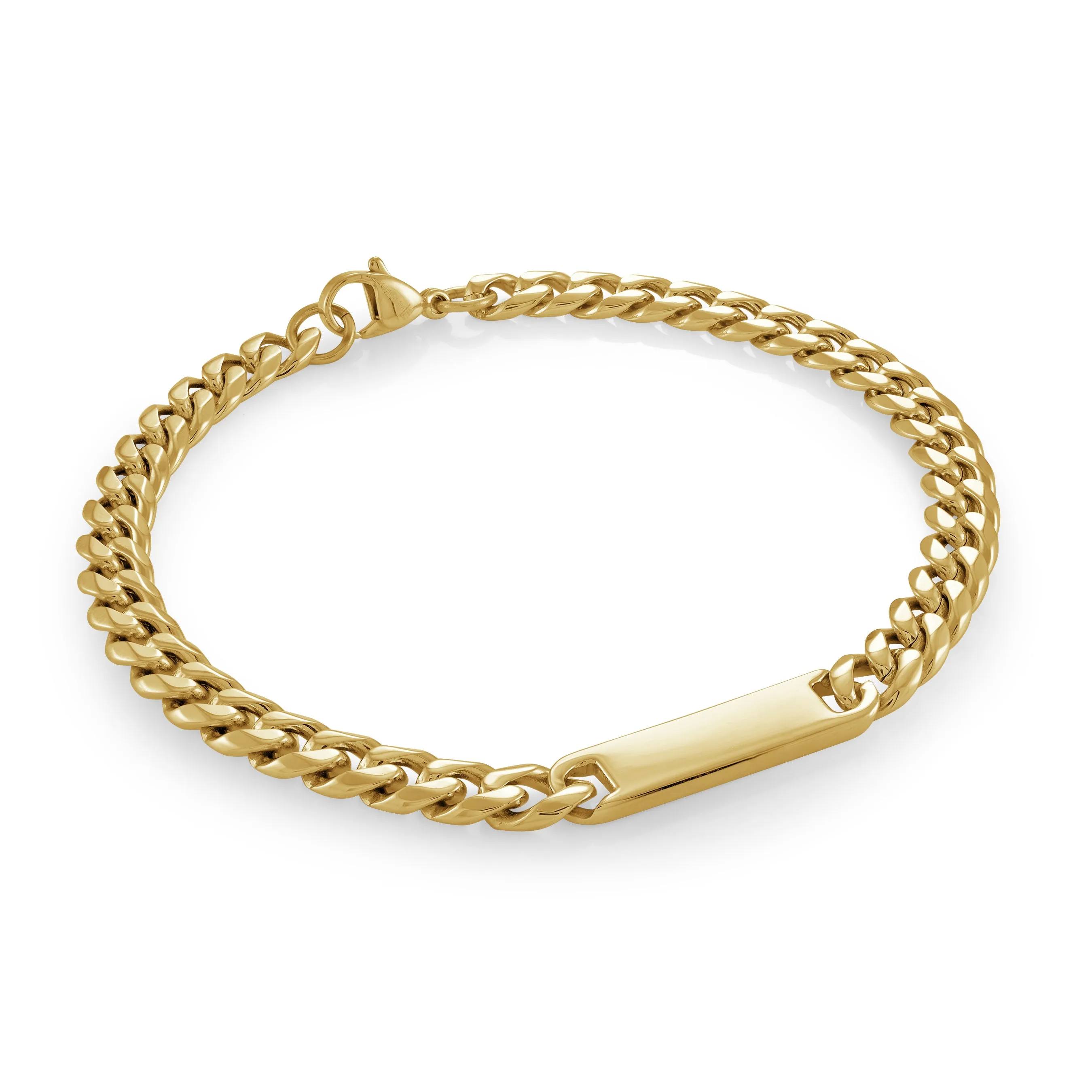Engravable Curb Bracelet 6mm