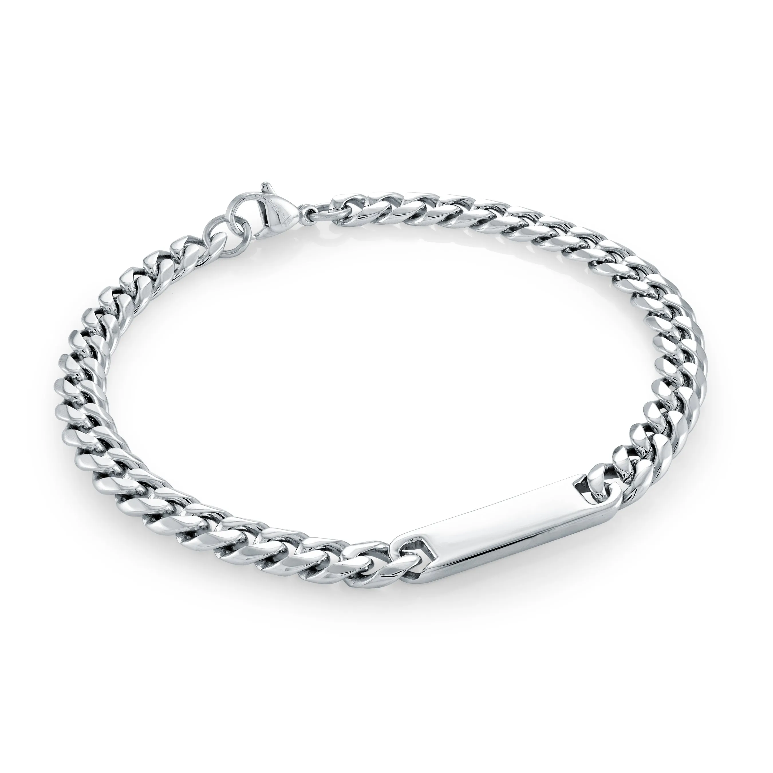 Engravable Curb Bracelet 6mm