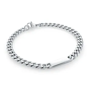 Engravable Curb Bracelet 6mm