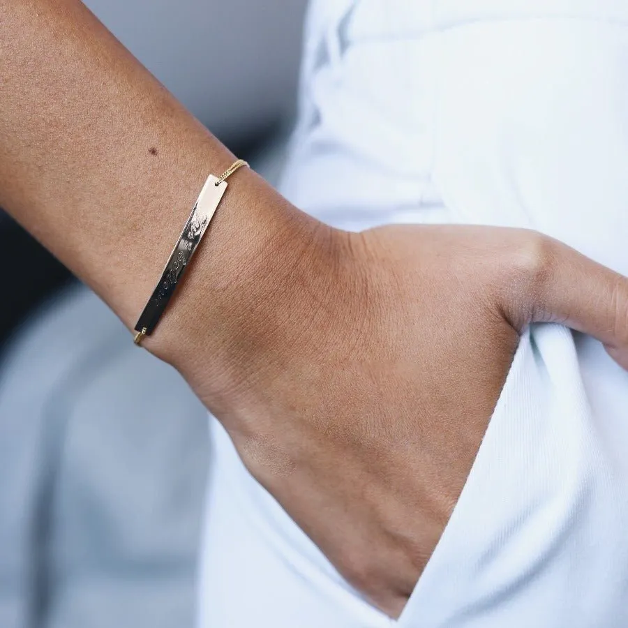 Fine Rectangle Bracelet