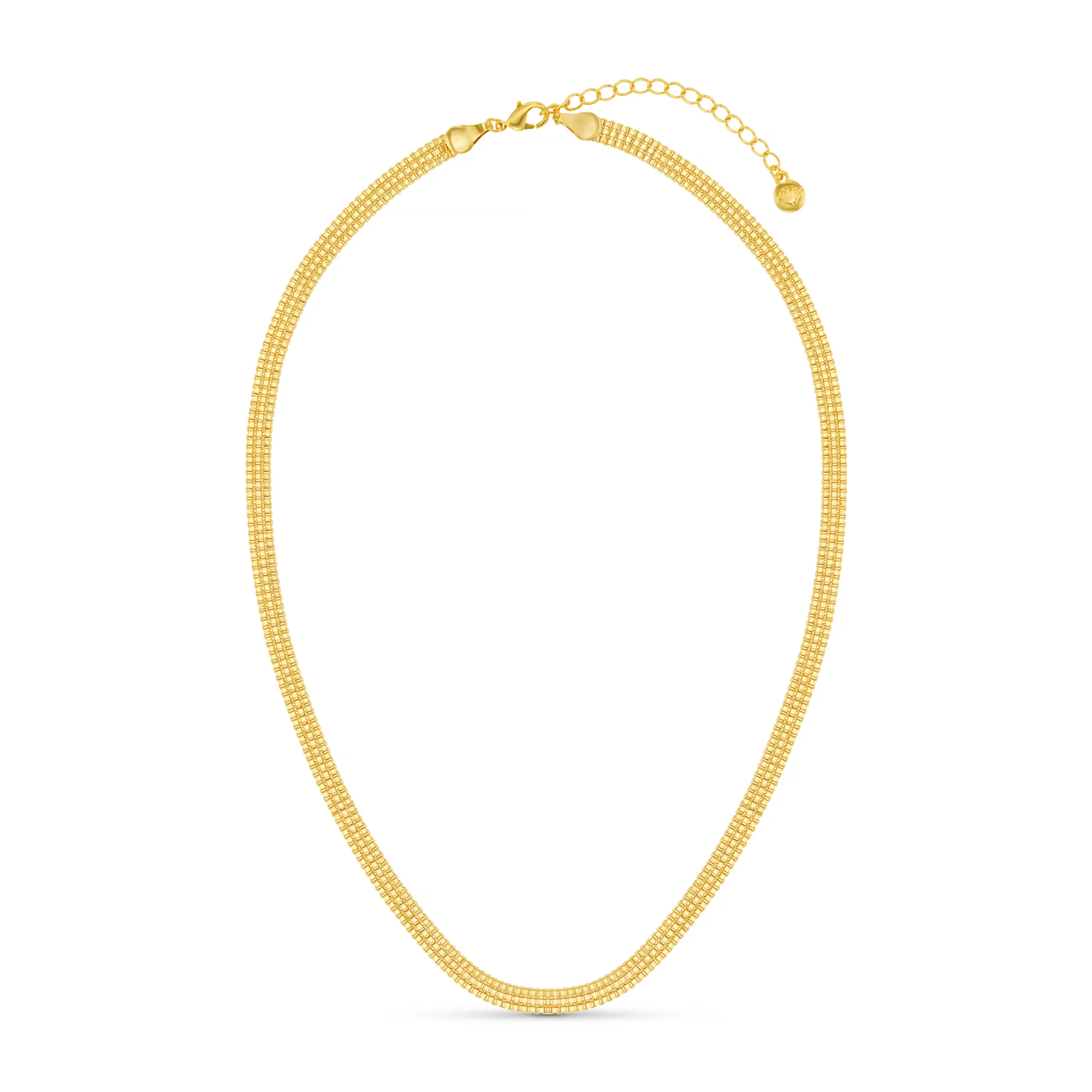 Flat Box Chain Necklace