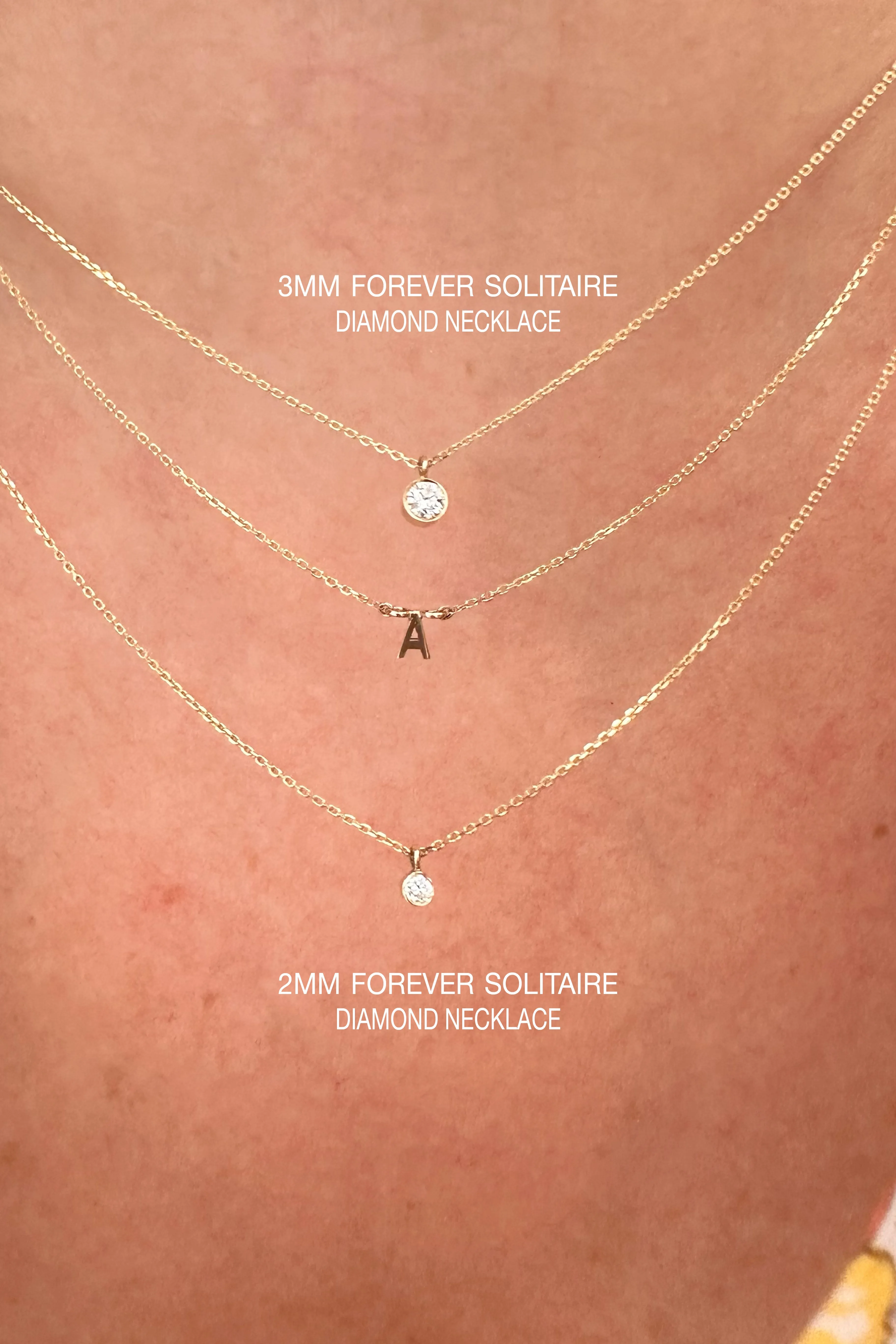 FOREVER SOLITAIRE DIAMOND NECKLACE