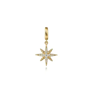 Gabriel & Co. Yellow Gold Diamond Star Pendant PT7551Y45JJ