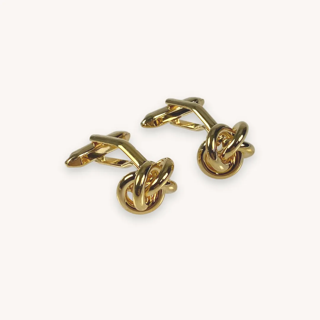 Gold Knot Cufflinks