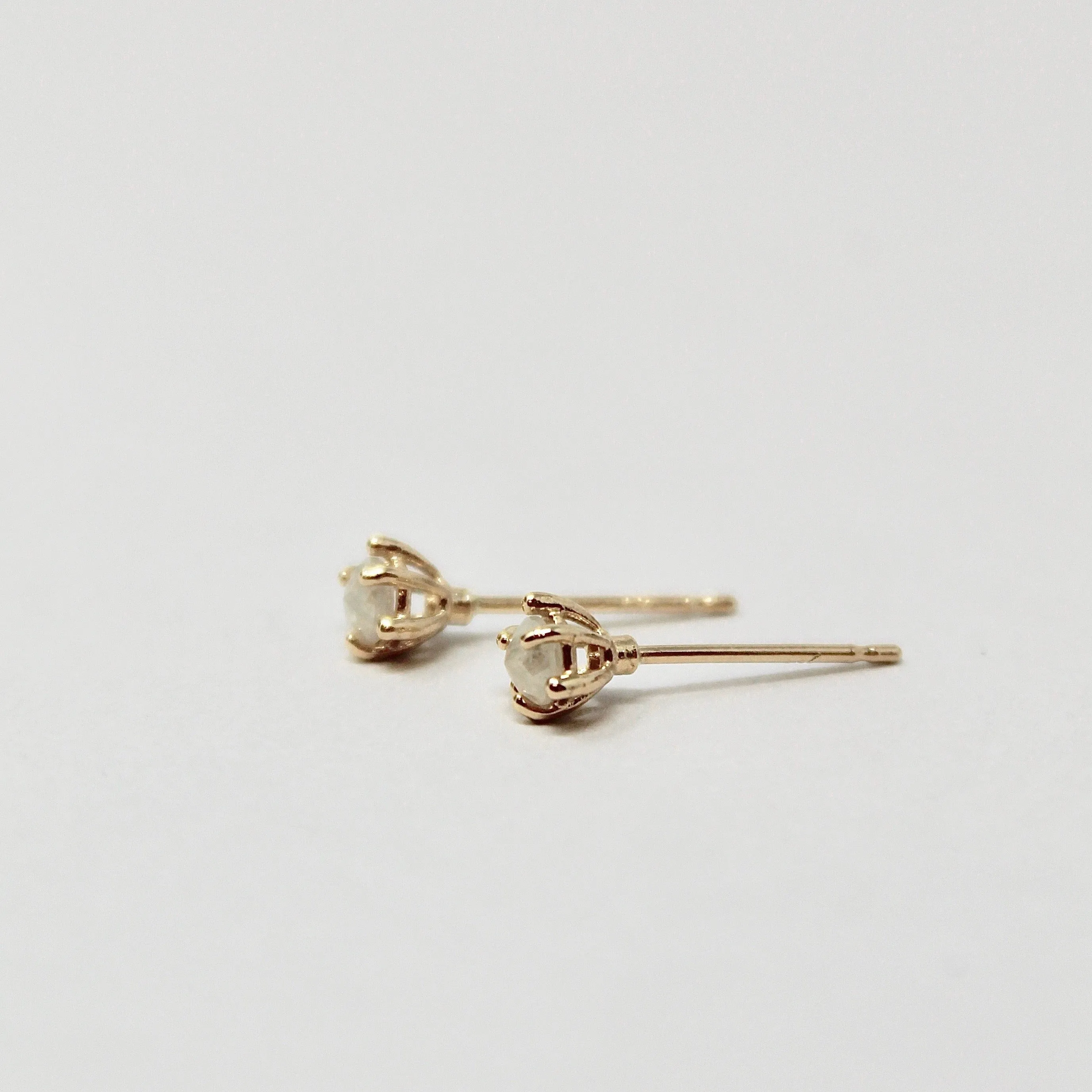 Grey Diamond Studs