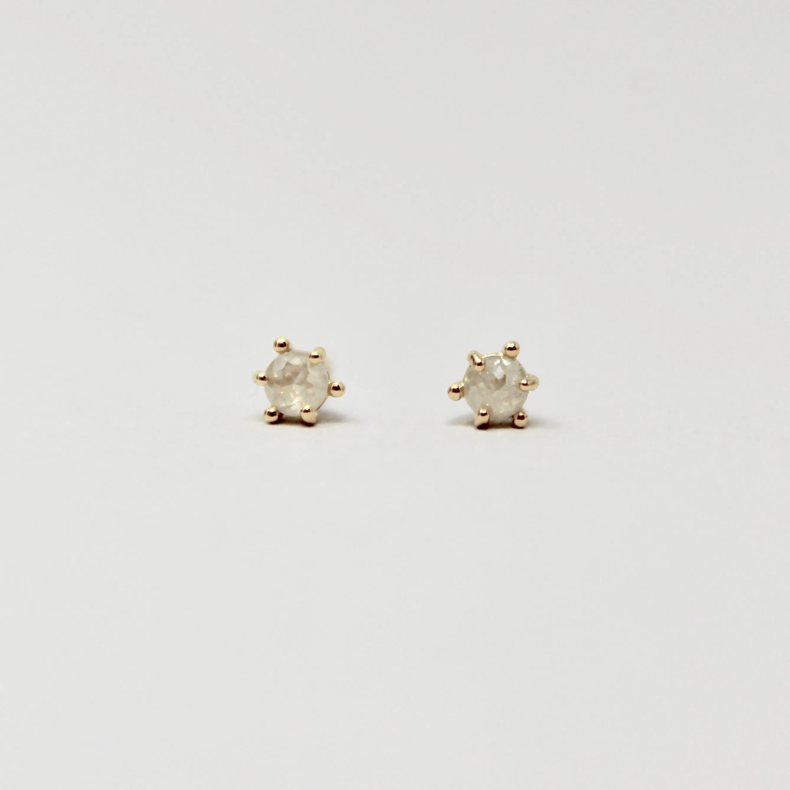 Grey Diamond Studs