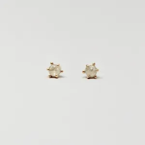Grey Diamond Studs