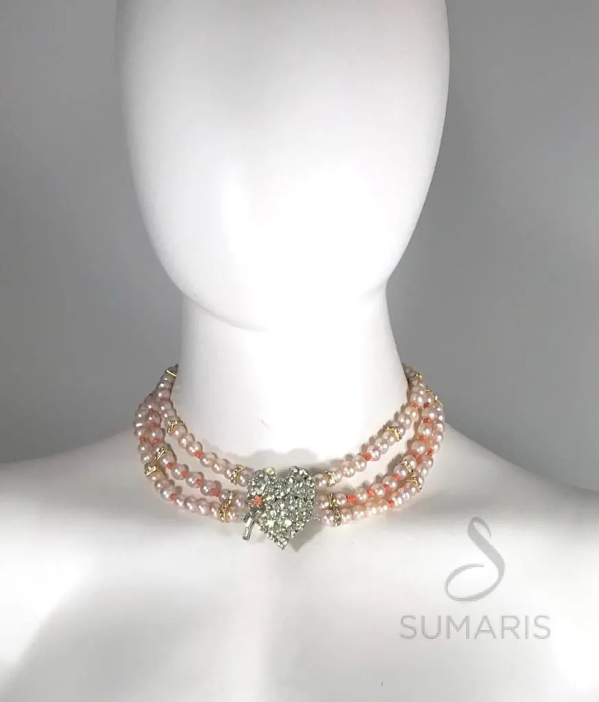 HEART-A-FLUTTER OOAK STATEMENT NECKLACE
