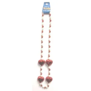 Heart-Shaped Beads - 42" Length, 12Mm Diameter, Dwo