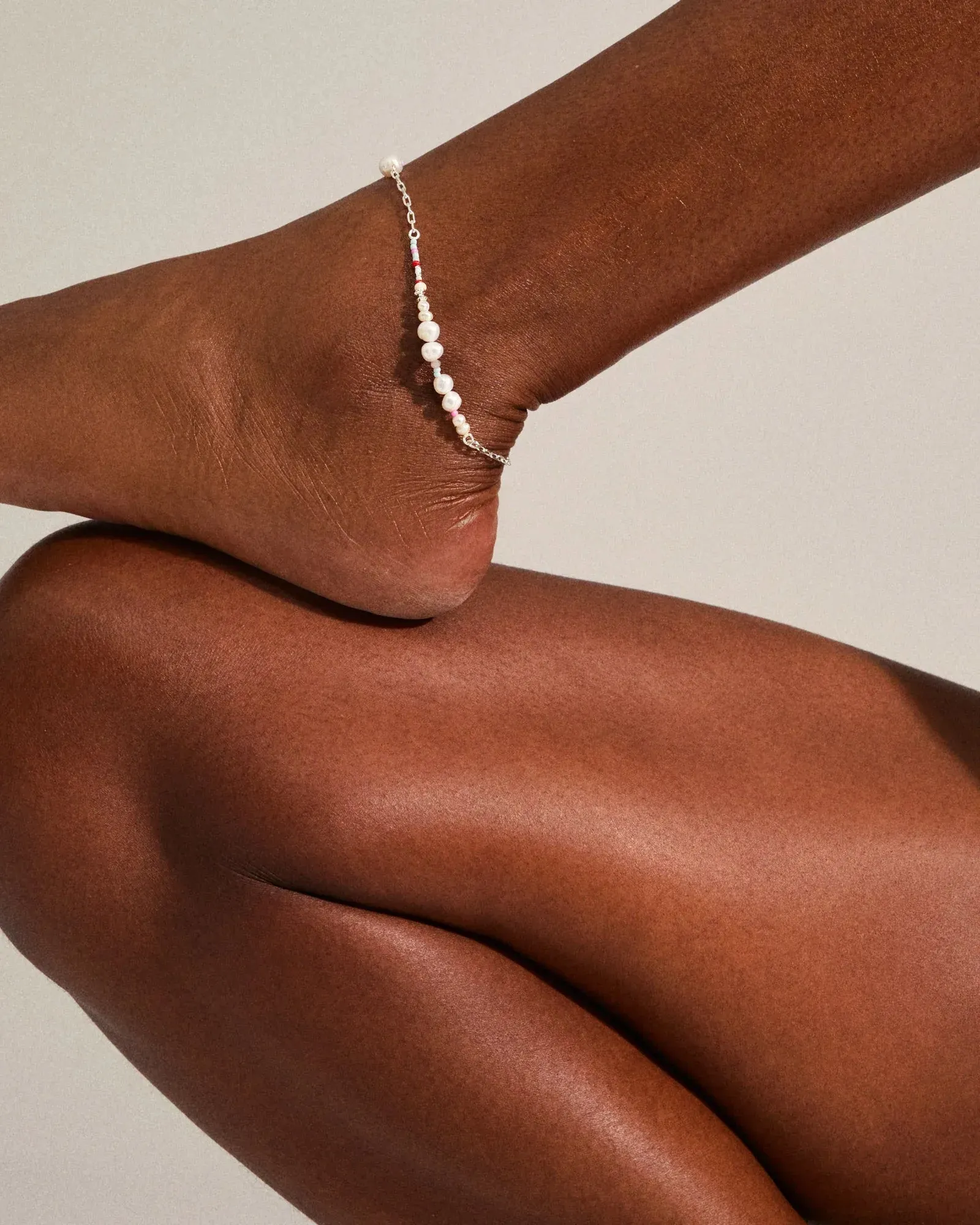 ILSA Ankle Chain - Silver Plated