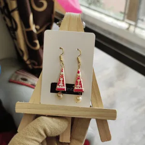 Jewelestia Pyramid Elegance Earrings