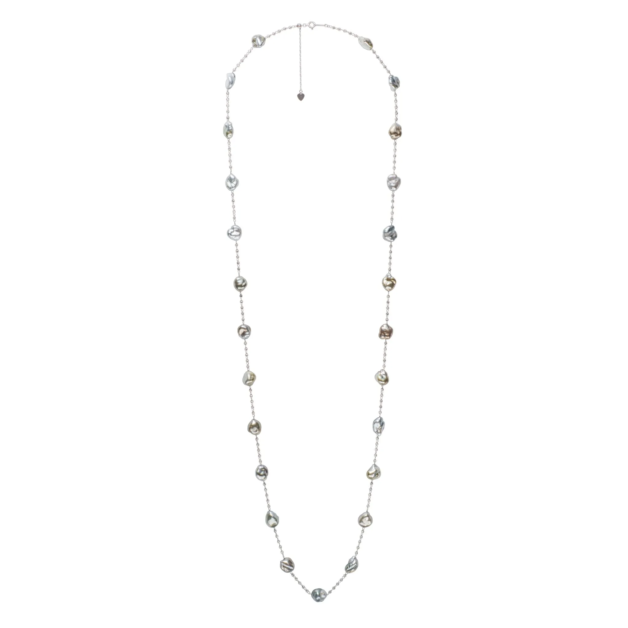 Keshi Pearl Sparkle Necklace