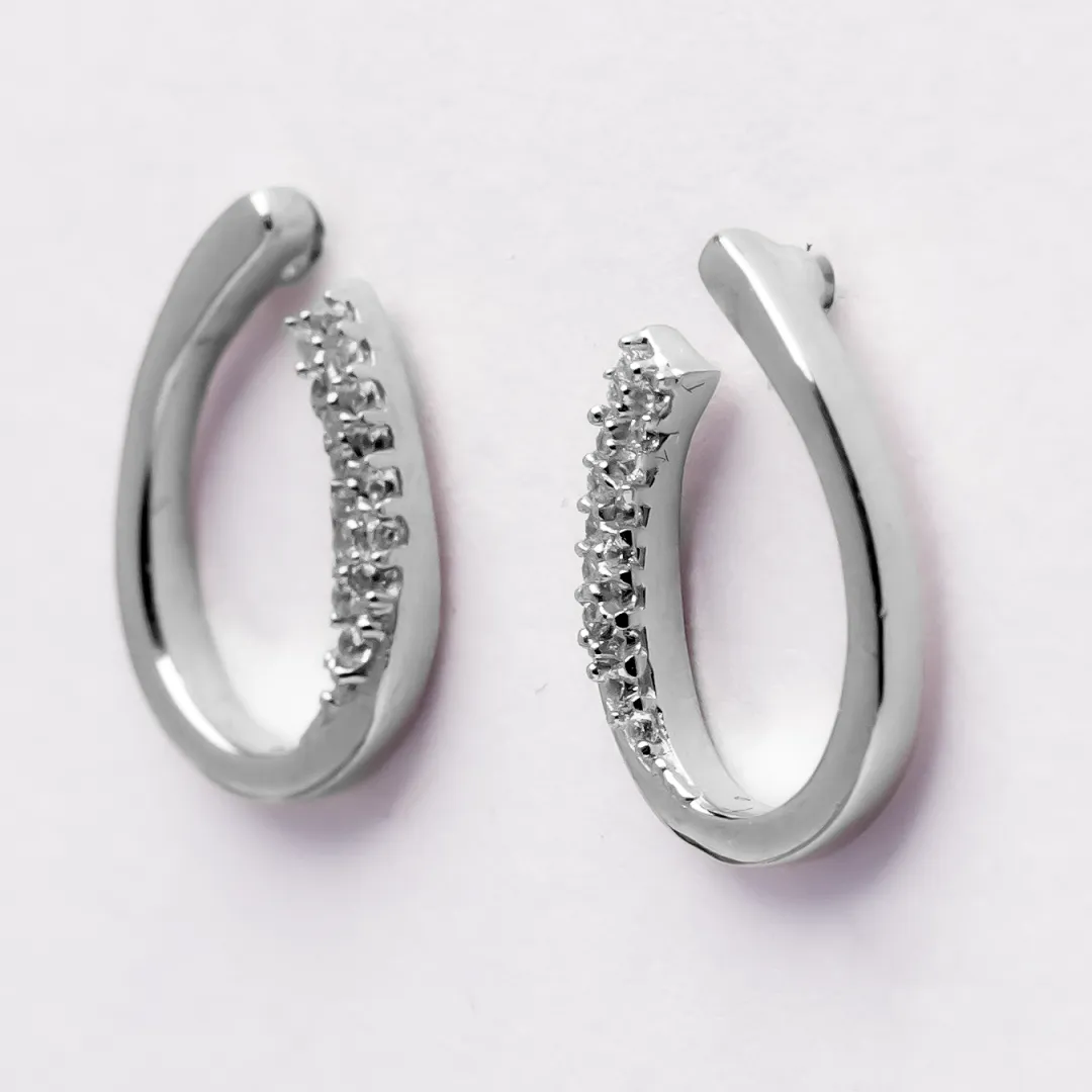 Little Sparkler 925 Sterling Silver Earrings
