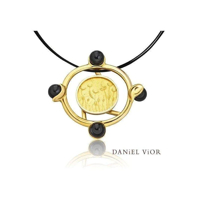 Lunari Onyx And Pearl Enamel Necklaces - 766612