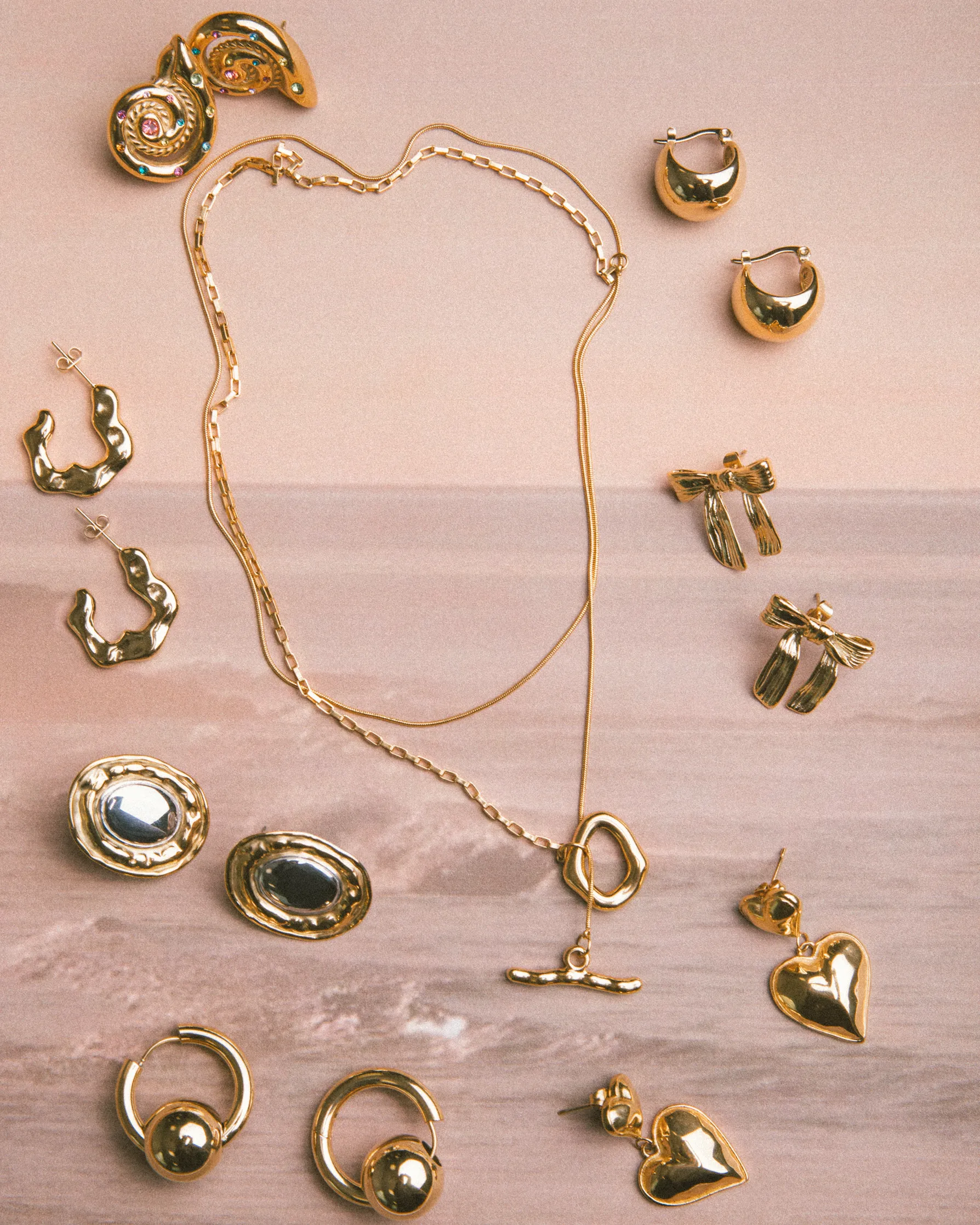 Mae Earrings | Gold