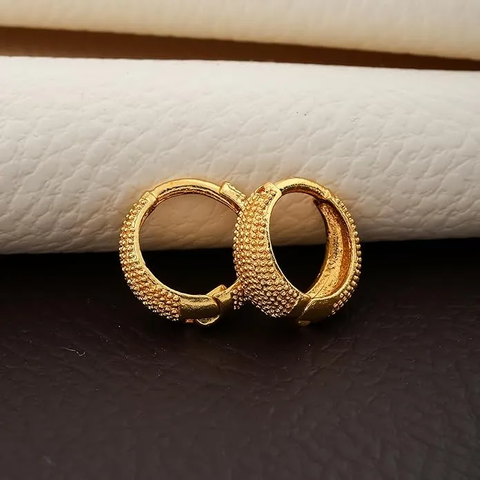 Men's Earring Bali Hoop Design