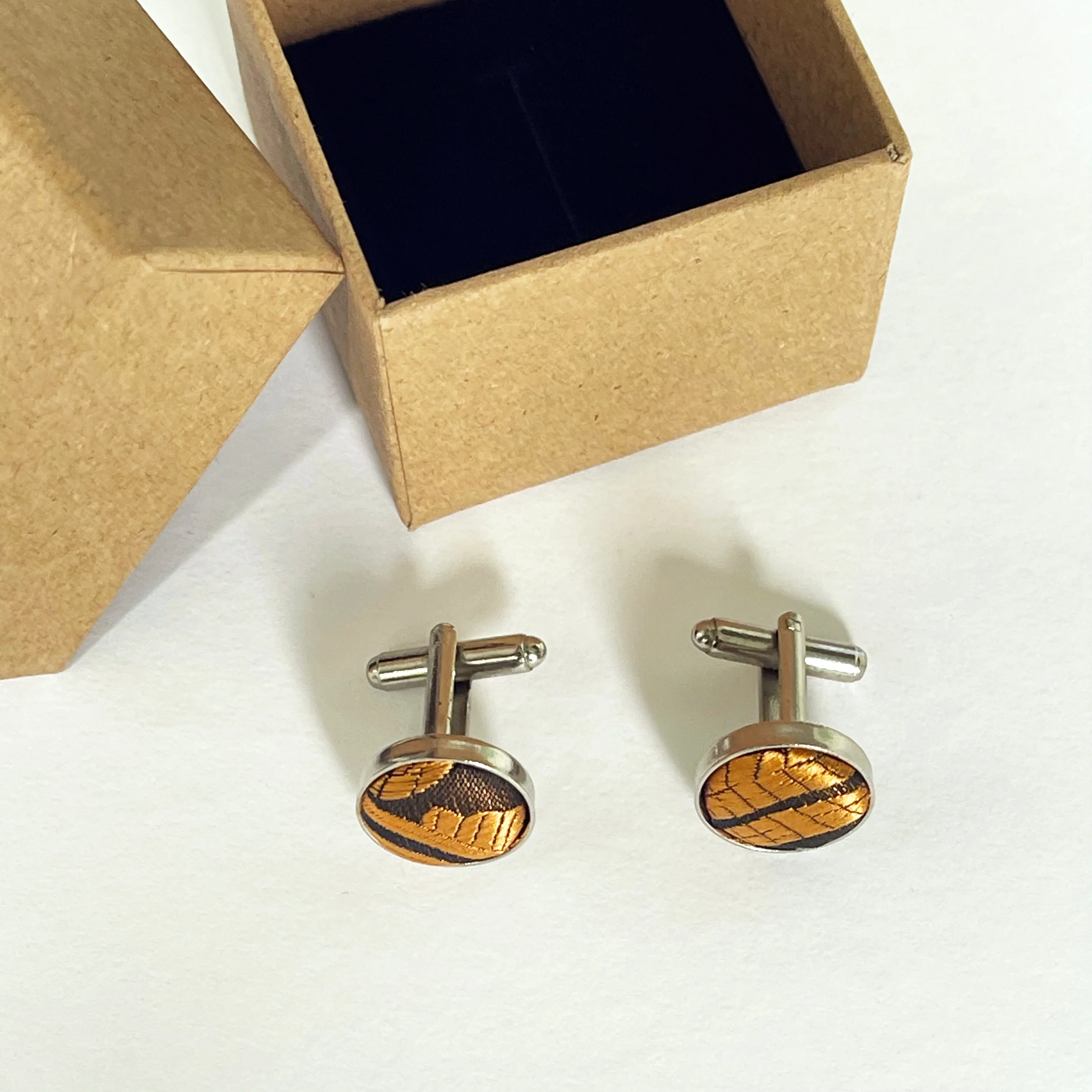 Men's Stainless Steel Cufflinks Set for Formal Attire, Made for the Dapper Gentleman, Style 2