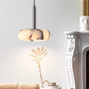 Modern Stone Chandelier Bedside Lamp Clear Stone Pendant Lampمصباح ثريا حجري حديث بجانب السرير مصباح معلق حجري شفاف