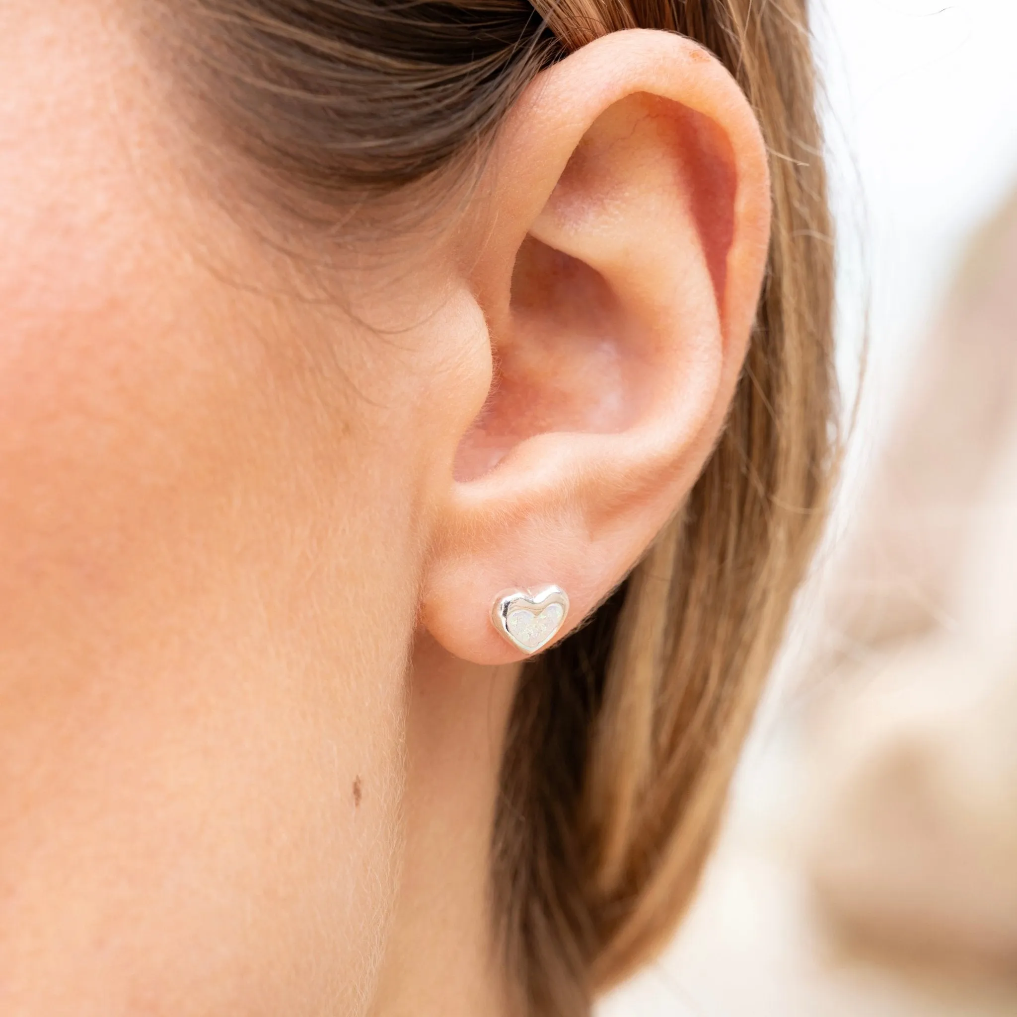Opalite Love Stone Studs