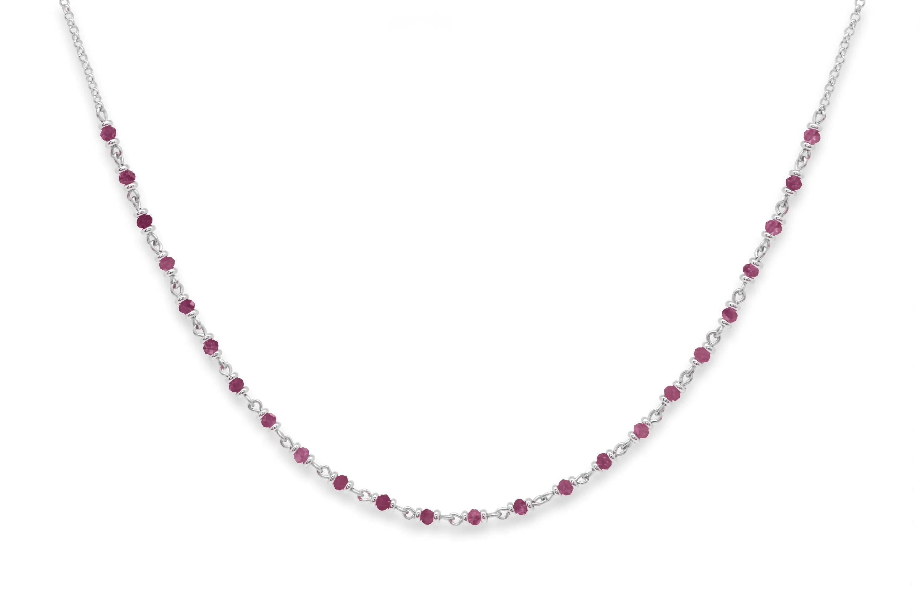 Panacea Pink Tourmaline Gemstone Gold Necklace