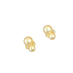 Pearl and Rhinestone Studs
