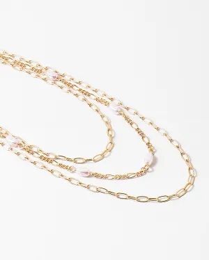 Pearls on Layered Link Chain