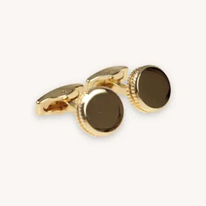 Plain Gold Cufflinks