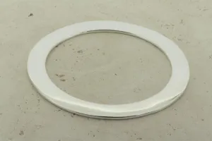 Polished disc bangle