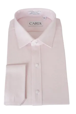 "Jamison" Pink Twill Spread Collar Dress Shirt