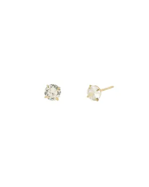Round CZ 5mm Studs