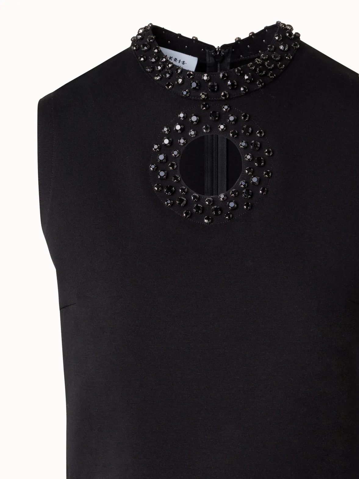 Signature Jersey Top with Diamond Studs