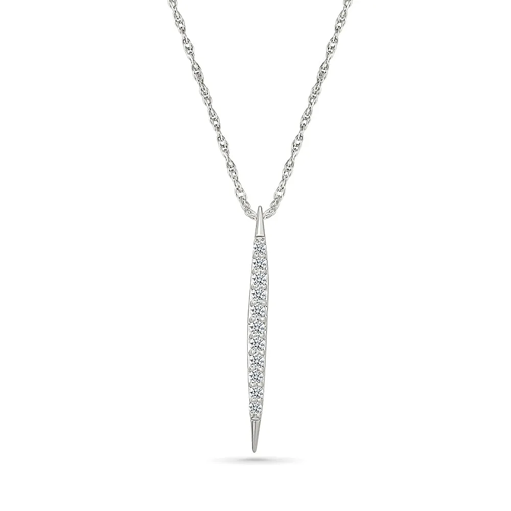 Slender Shimmer Pendant