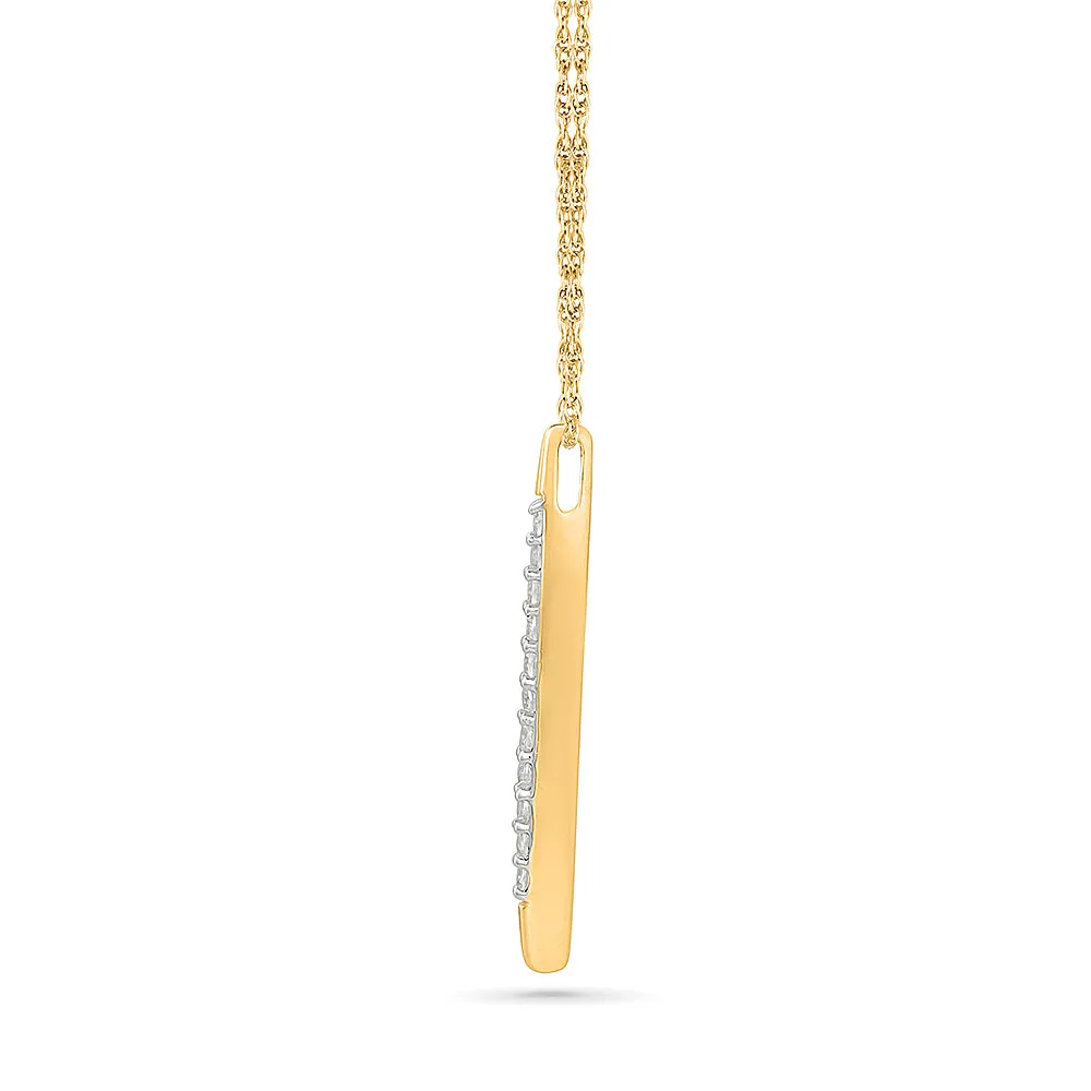 Slender Shimmer Pendant