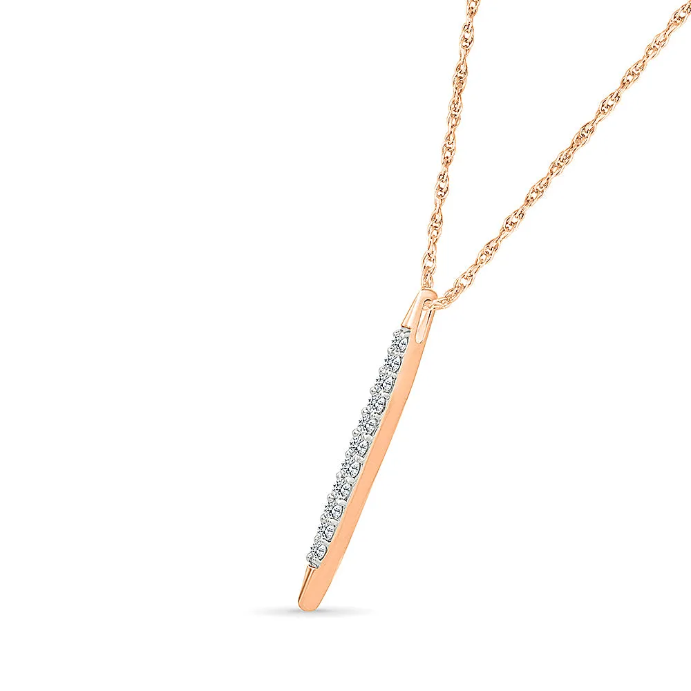 Slender Shimmer Pendant