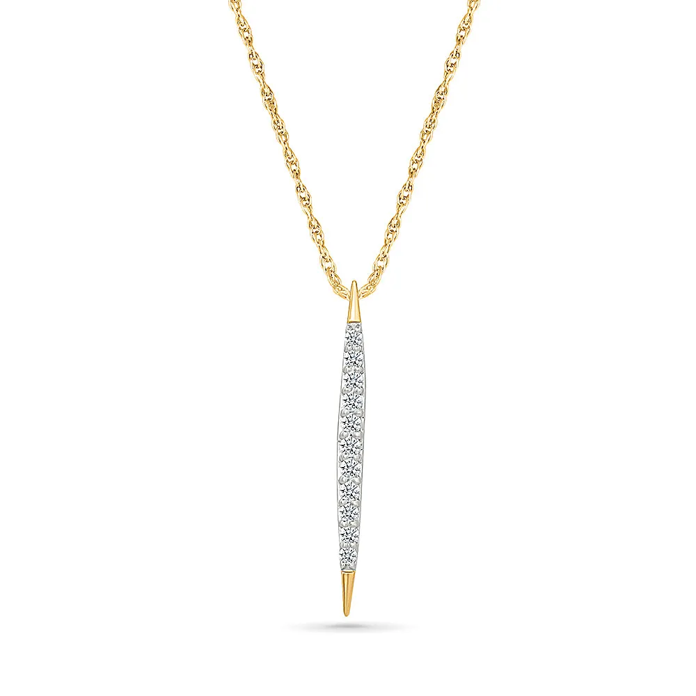 Slender Shimmer Pendant